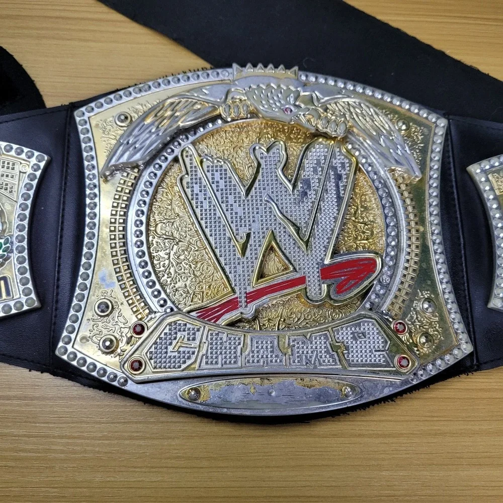 2010 WWE Inc Spinner Championship Belt John Cena Toy Gold Raw Champ Toy